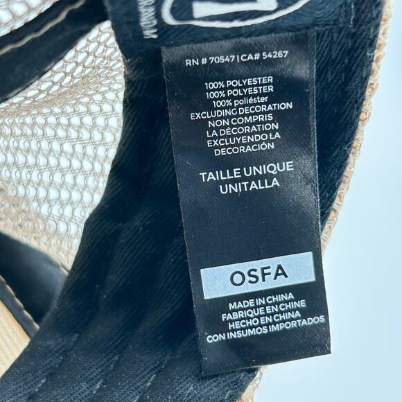 Los Angeles Dodgers‎ Hat Mens OS Tan Snapback Trucker 47 Brand Cap MLB  Baseball - Picture 8 of 9